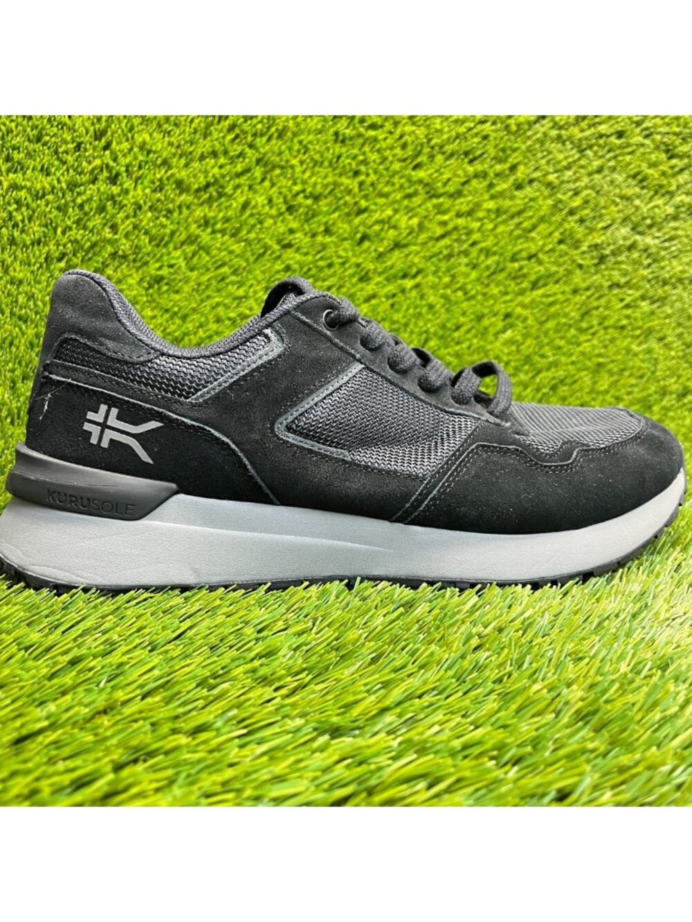 Kuru‎ Apogee Retro Mens Size 11.5 Black Athletic Running Walking Shoes Sneakers